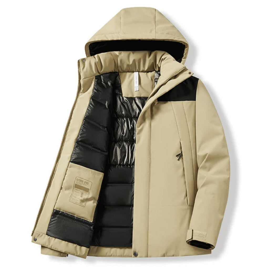 Doudoune impermeable homme, vue de face