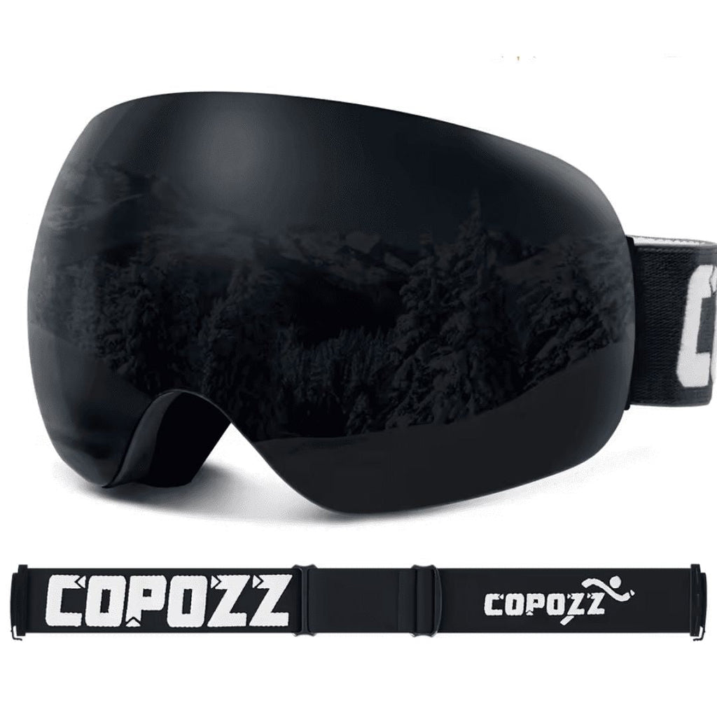 Détail de l'écran antibuée du masque de ski