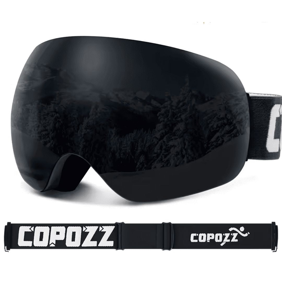 Détail de l'écran antibuée du masque de ski