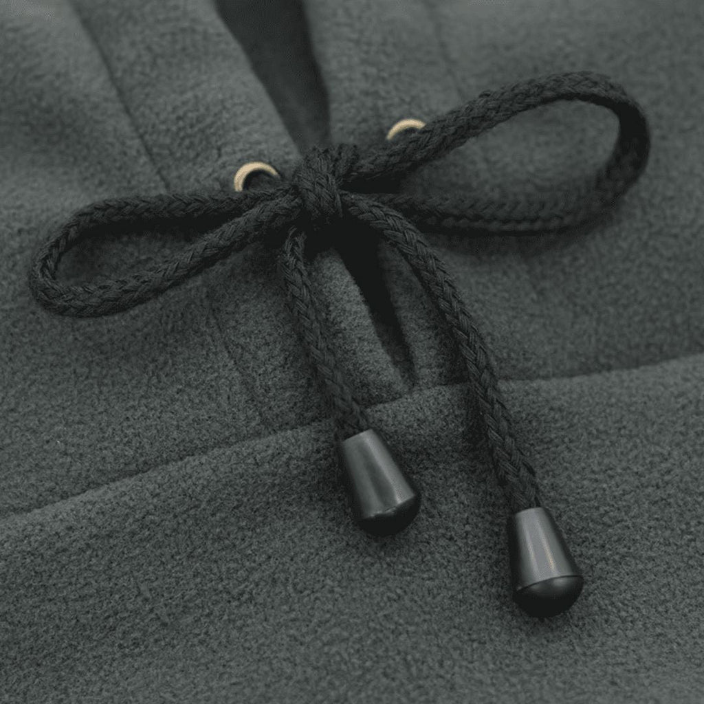 Détail de la matière polaire de la cagoule