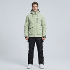 Ensemble de ski homme veste et salopette, vue de face