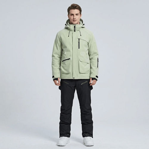Ensemble de ski homme veste et salopette, vue de face