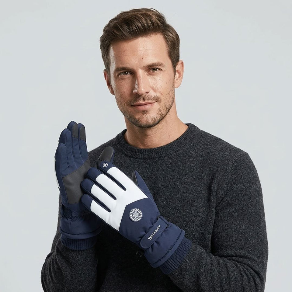 Gants de ski homme imperméables et tactiles