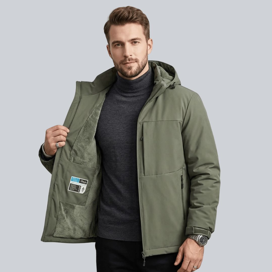 Manteau polaire homme, vue de face