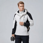 Coque exterieure impermeable de la veste 3 en 1 homme