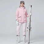 Ensemble de ski femme veste et salopette, vue de face