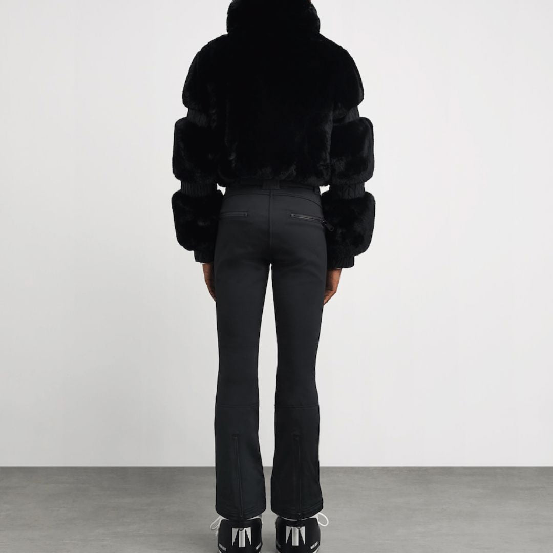 Combinaison de ski femme Aspen noire, vue de dos