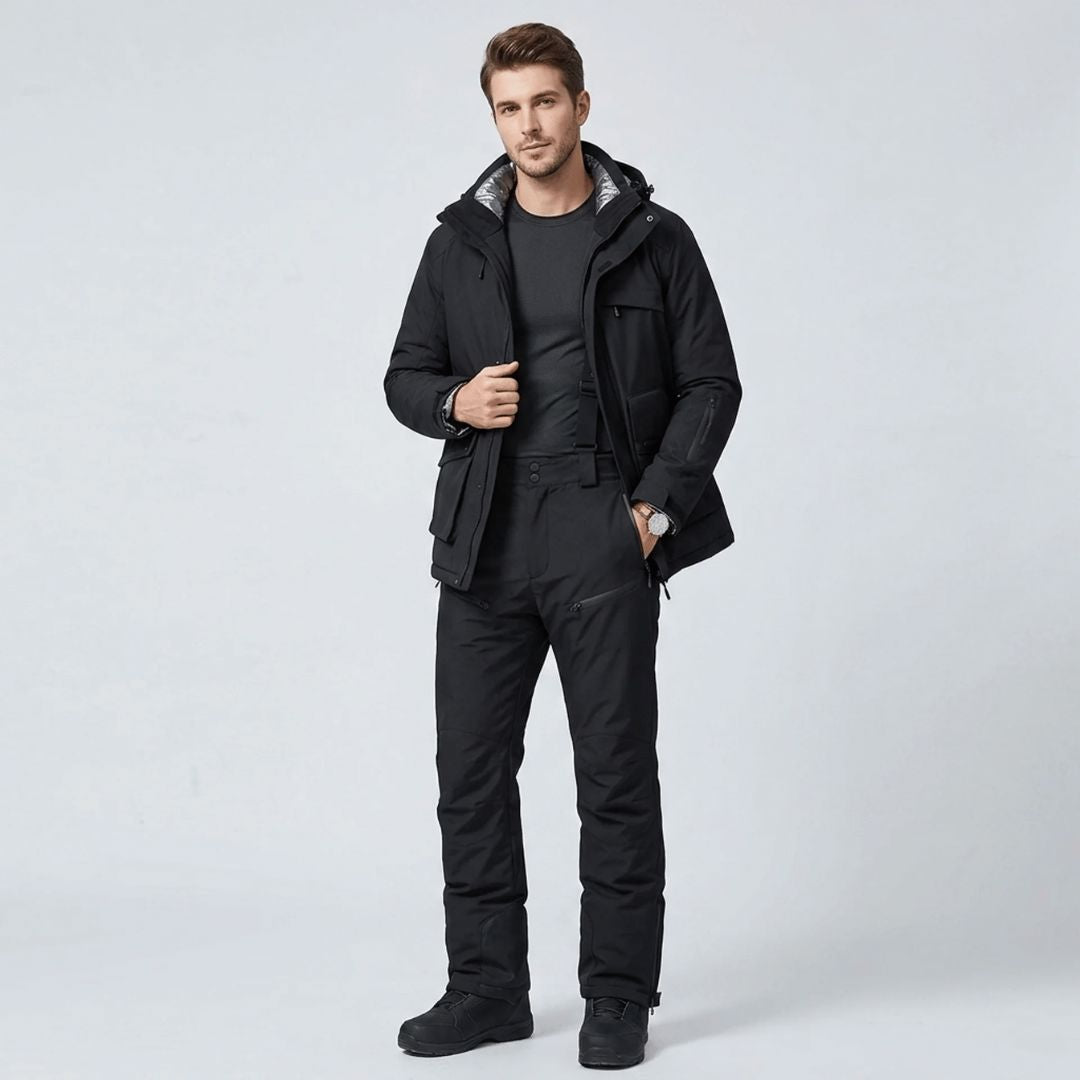 Salopette de ski homme a bretelles reglables
