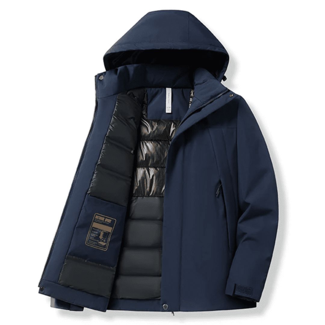 Coloris disponibles de la doudoune impermeable homme