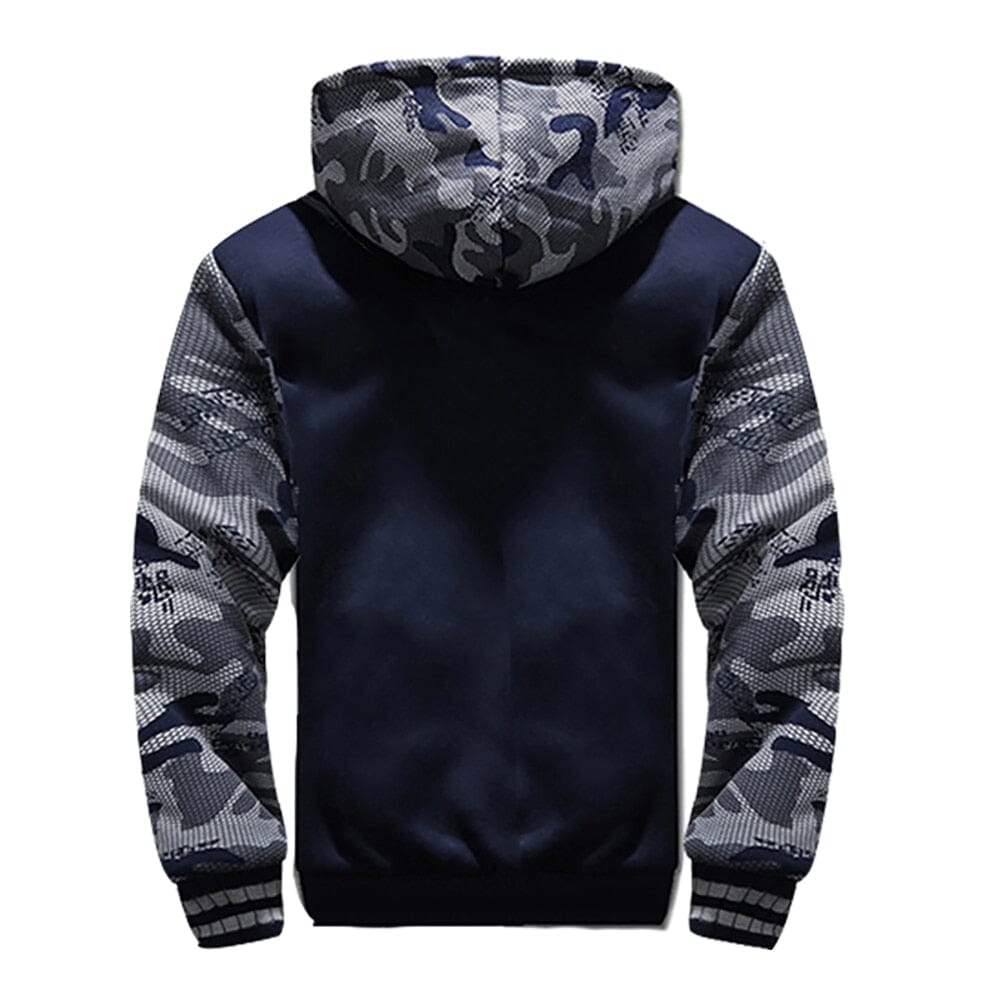 Doublure polaire interieure de la veste a capuche homme