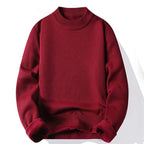 Pull polaire homme coloris orange