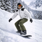 Pantalon de ski homme porté sur la neige